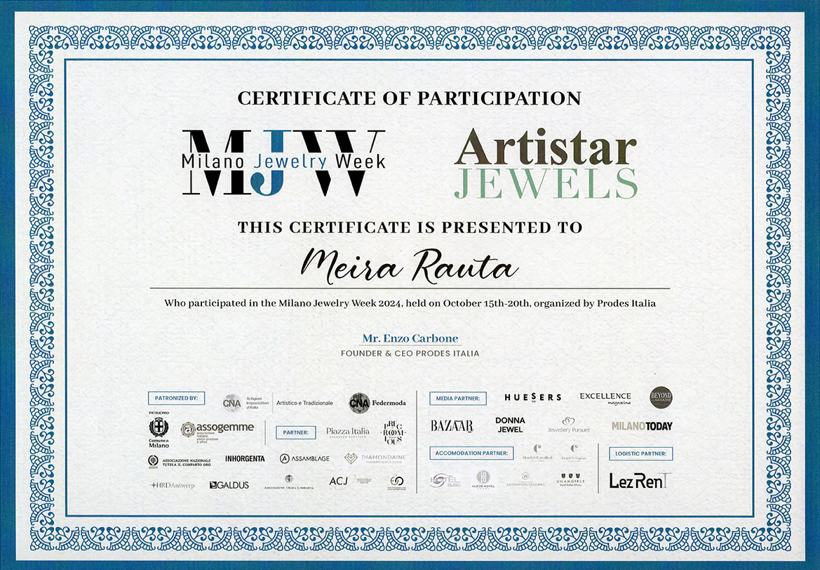 Milano Jewelry Week participation